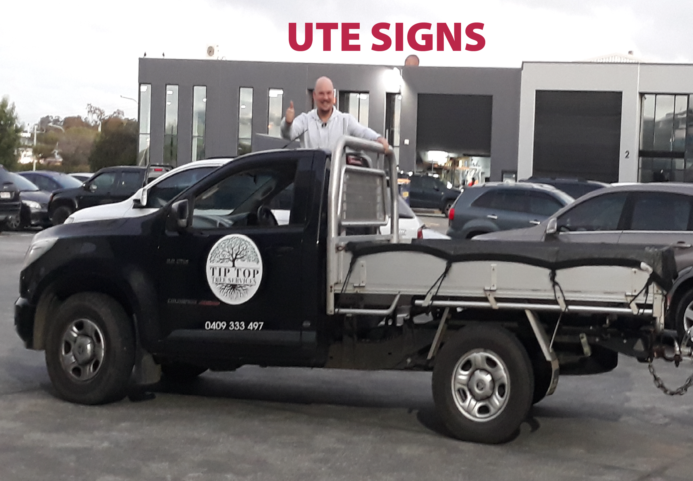 Vehicle Car Ute Signs Jack Flash Signs